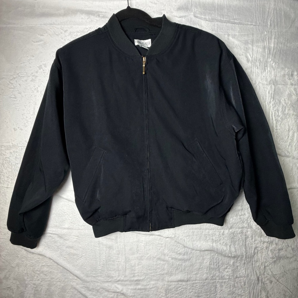 Lady Player Black Bomber Jacket - size M